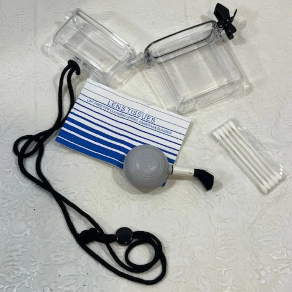 Digital Camera Cell Phone Care Cleaning Kit Waterproof Case 4 Pieces